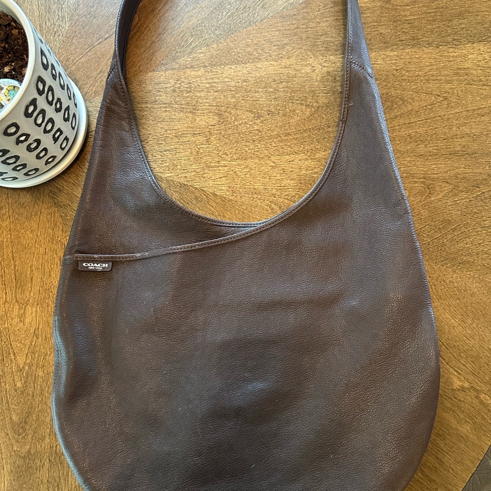 Coach Dark Brown Leather Interior